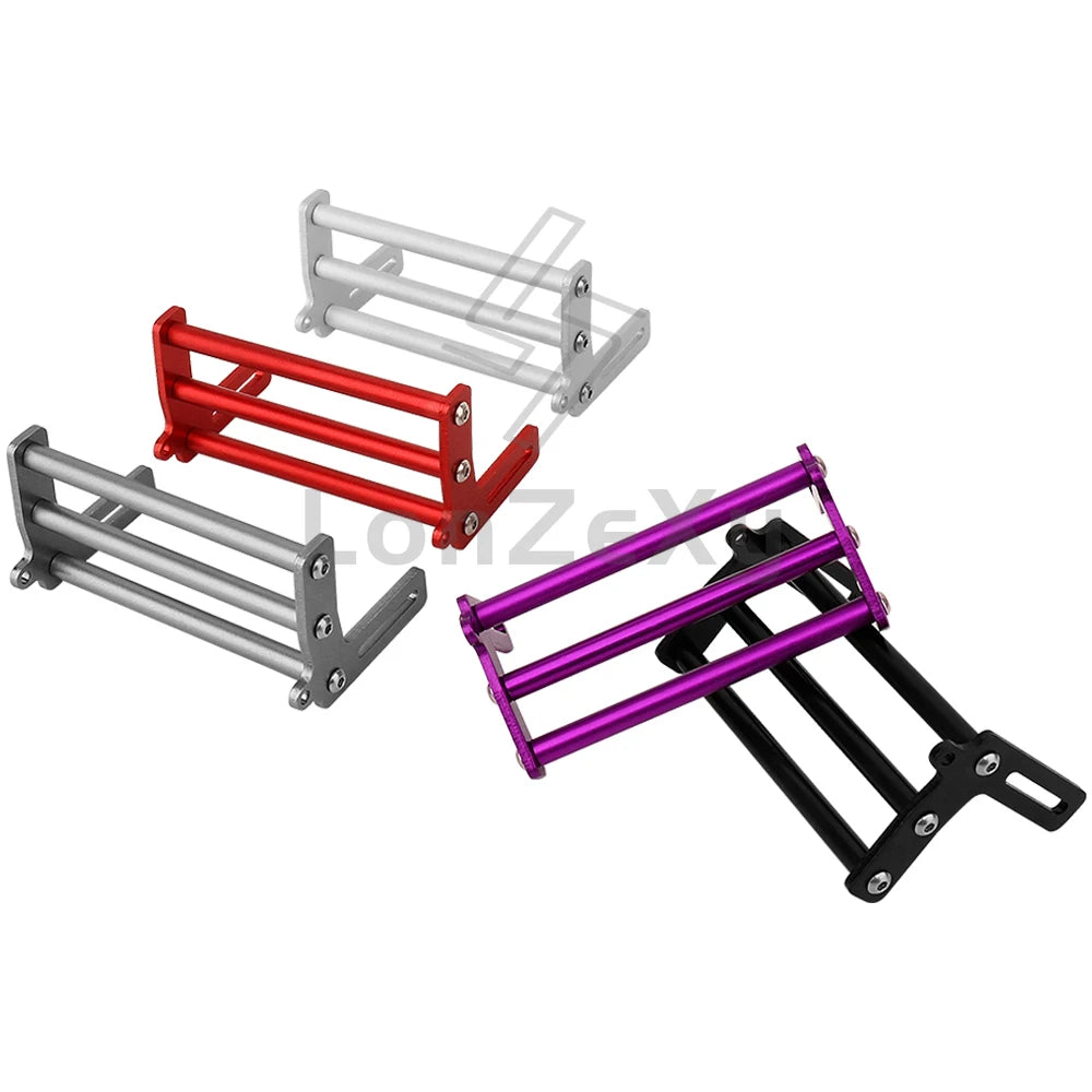 Aluminum Front Bumper Bull Bars for 1/10 RC Crawler Axial SCX10 TRX4 LCG Chassis FJ40 Dodge Power Wagon Cab Cliffhanger Body