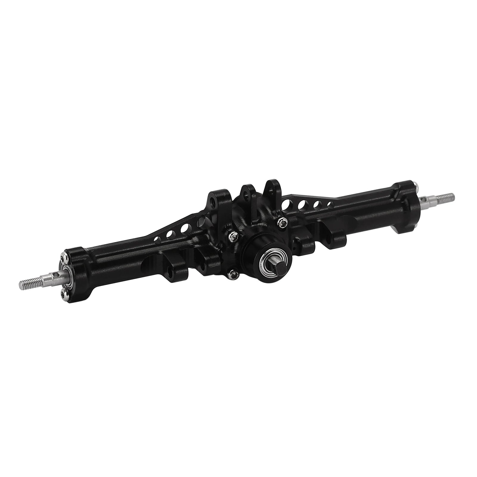 INJORA CNC Aluminum 4mm Extended Front Rear Complete Axles for 1/18 RC Crawler TRX4M Upgrade (4M-61)