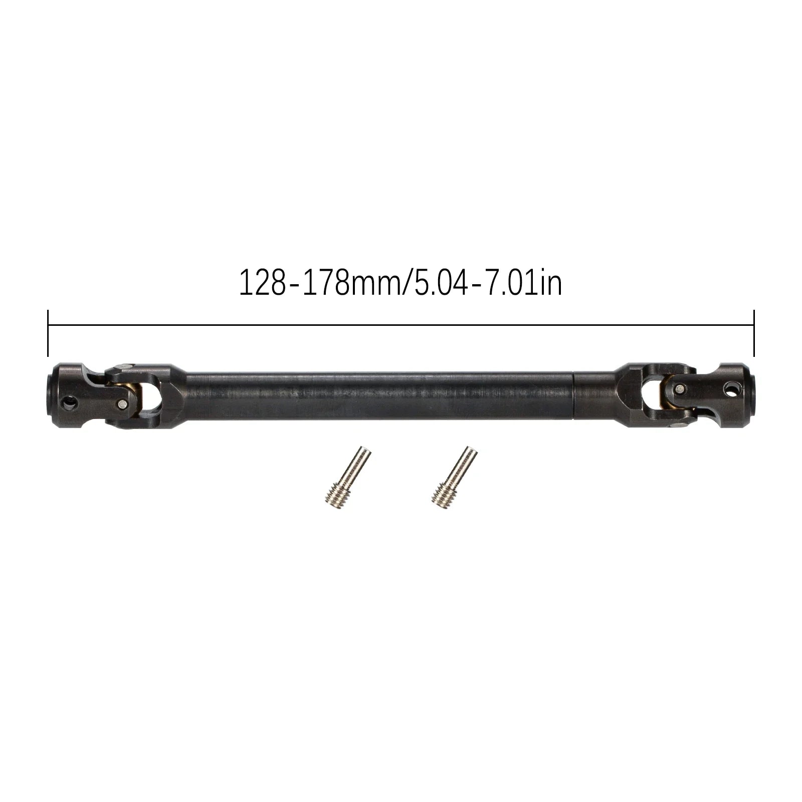 Hardened Steel Driveshaft Heavy-Duty RC Car Drive Shaft for 1/10 RC Crawler SCX10 II III Pro Wraith Capra RR10 TRX4 Element LCG