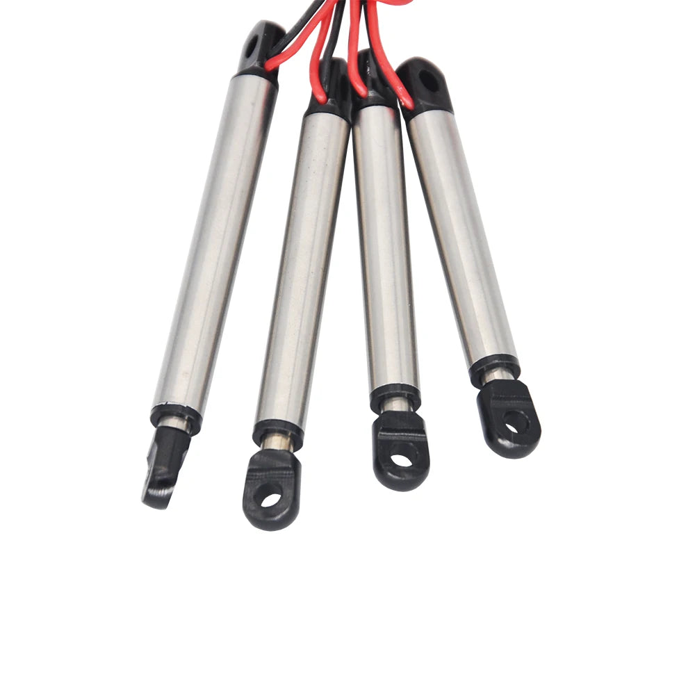 New All Metal Short Stroke Push Rod Simulation Cylinder 10/15/20/25mm Travel 3V-6V Putter For Toy Building Blocks RC Model