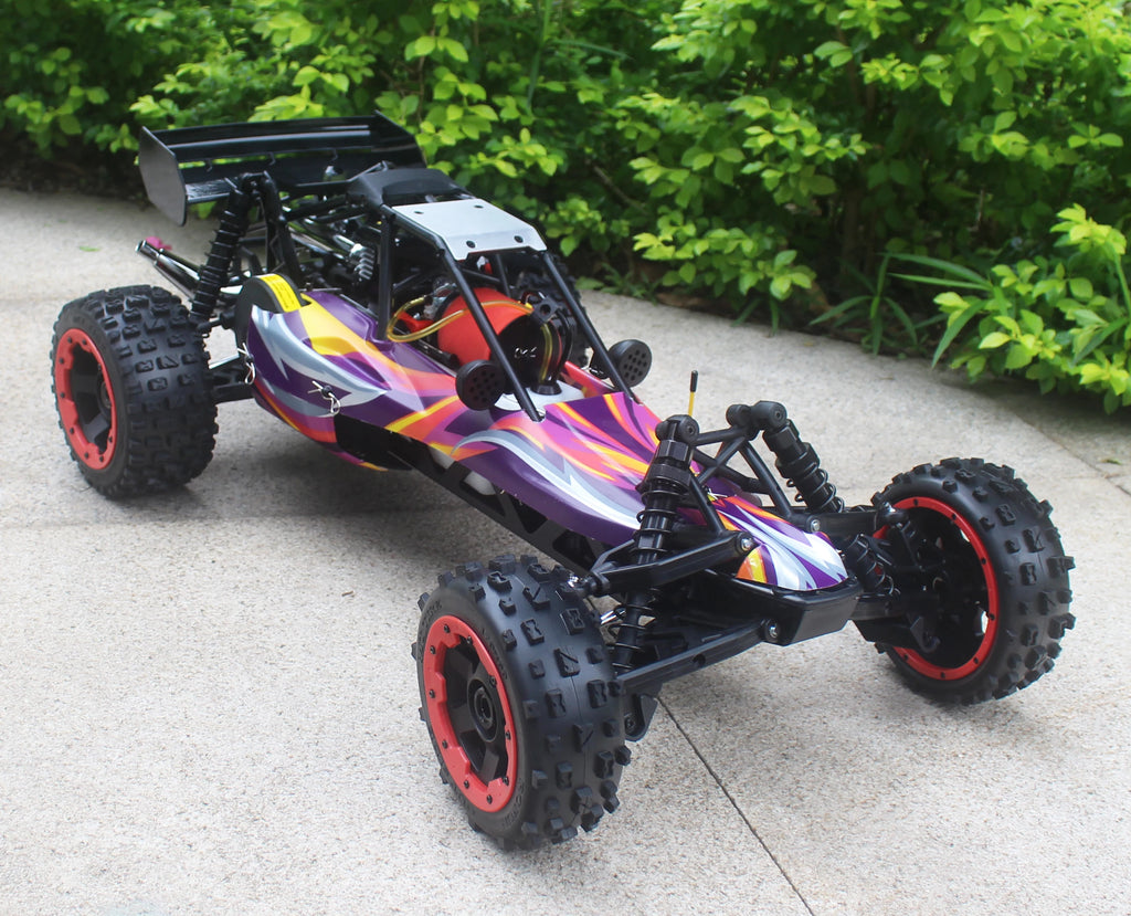 New Aarrival 1/5 Scale Gas Petrol Engine Powered RC Car High Speed Remote Control Buggy Rofun Baha Rovan Baja 5B 29CC