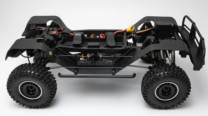 YK4107 Pro Brushless 1/10 Simulation Patrol RC Remote Control Brushless 4WD Differential Lock Climbing Car Off-road Vehicle Gift