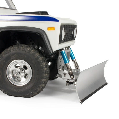 1/10 RC Crawler Snowplow Adjustable Aluminum Plow Blade for Axial SCX10 III 90046 TRX4 Defender Redcat GEN8 Plow Truck Upgrade
