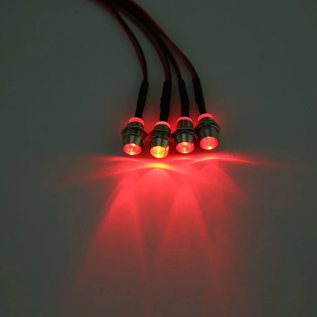 RC LED Light Kit headlamps for 1/10 1/8 1/12 RC Car Truck Crawler Drift Car Headlight Taillight TRAXXAS HSP HPI MN99 MN90