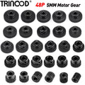TRINOOD Steel 48P Motor Gear Pinion 17-45T for 5mm Shaft 1/10 1/8 1/6 1/5 RC Buggy Monster Truck Drift Car Off-Road Crawler Part