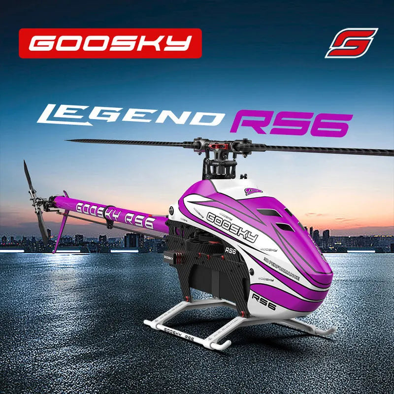 Goosky Rs6-600 Class Model Aircraft 3d Stunt Remote Control Helicopter Without Propeller Blades Or Electrical Equipment