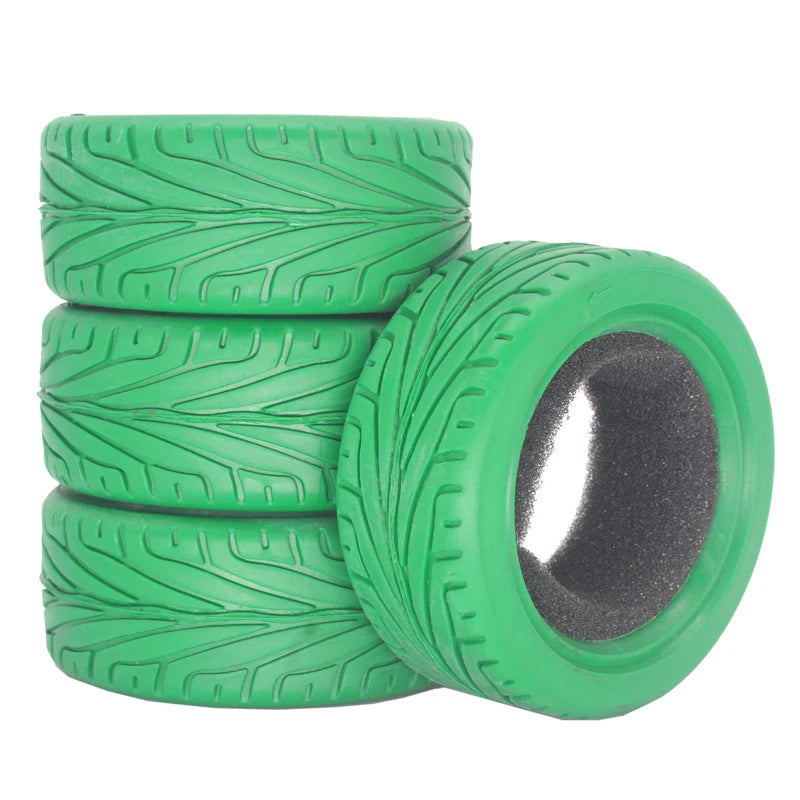 1:10 Scale RC model Car parts On Road 26mm High Grip Rubber Tires Fit HSP HPI HIMOTO REDCAT Racing for HSP 94123/94122/94103