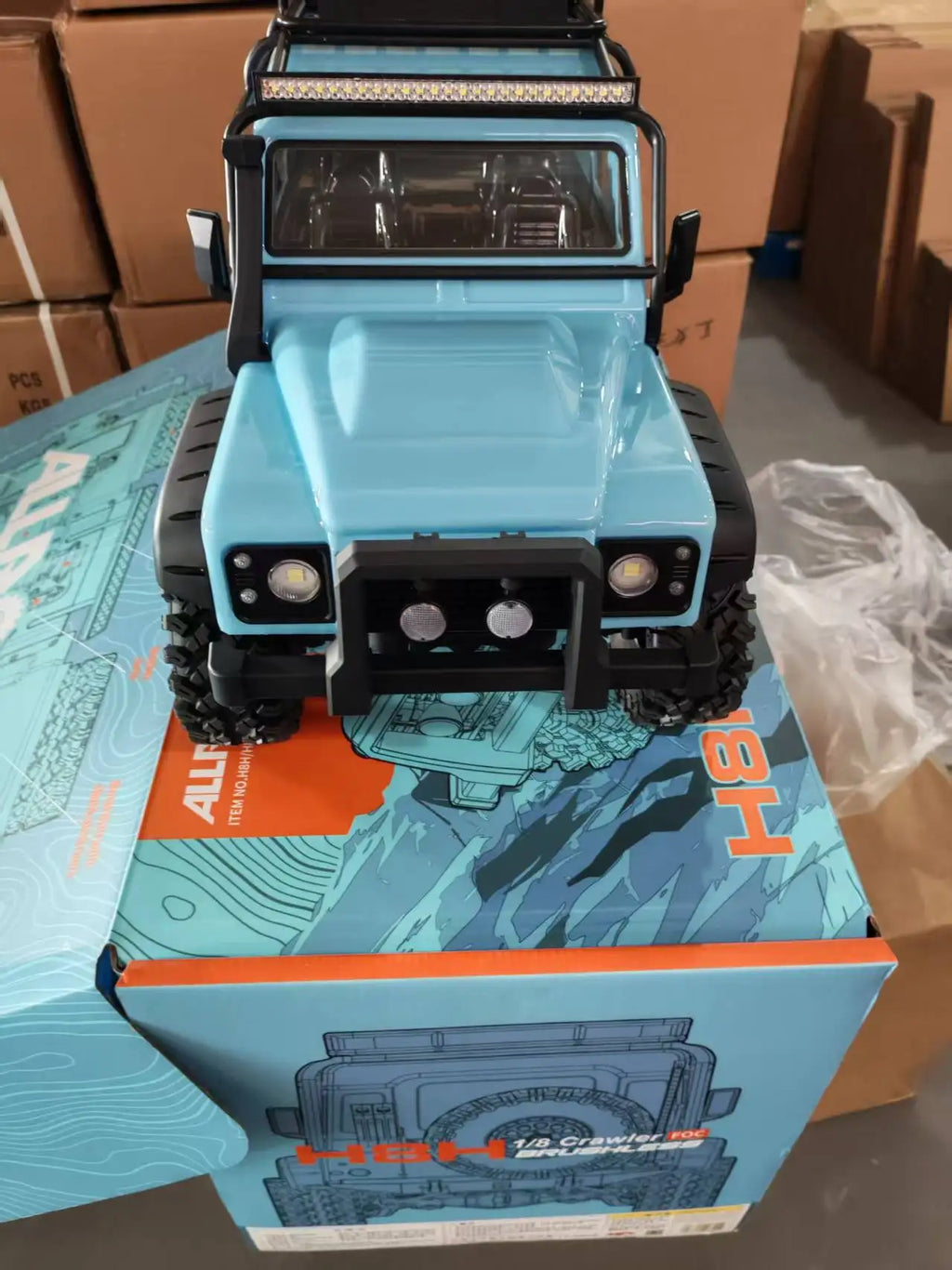 New Upgrade 1/8 MJX H8H V3 RC Crawler Remote-Controlled 4x4 off-Road Vehicle Brushless Simulation Car Model RC Car