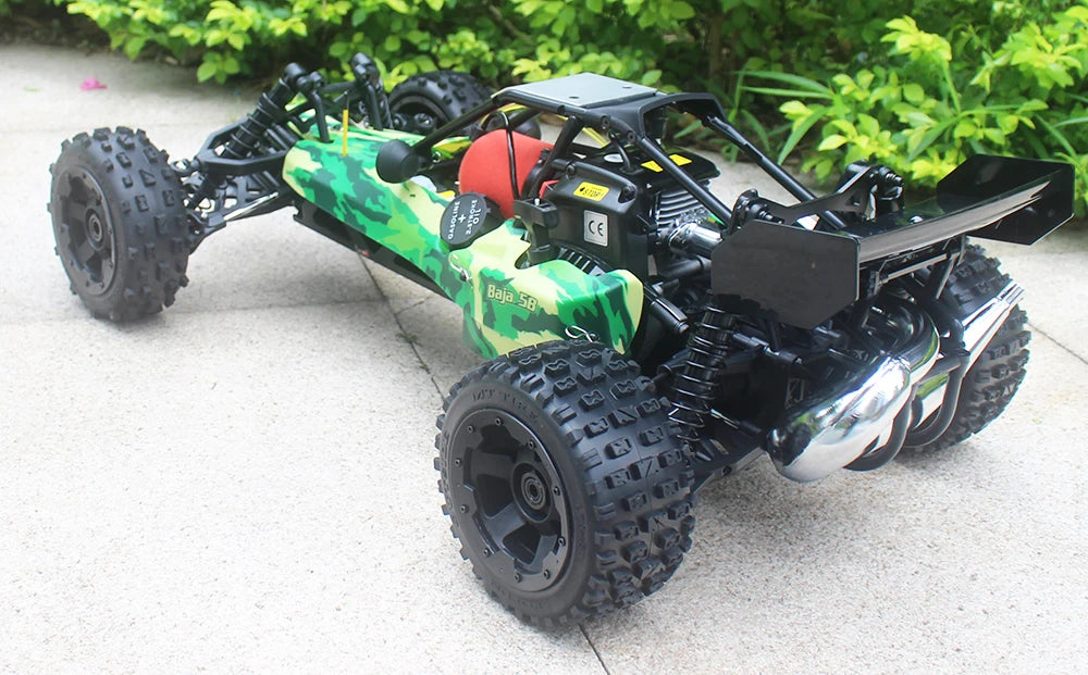New Aarrival 1/5 Scale Gas Petrol Engine Powered RC Car High Speed Remote Control Buggy Rofun Baha Rovan Baja 5B 29CC