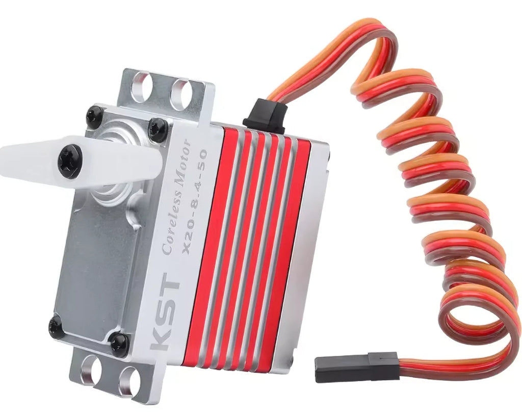 KST X20-8.4-50 V8.0 Brushless Metal Gear Digital Servo 0.15sec 45kg for Large Scale RC Plane 1/8 1/10 On-road Off-road RC Car
