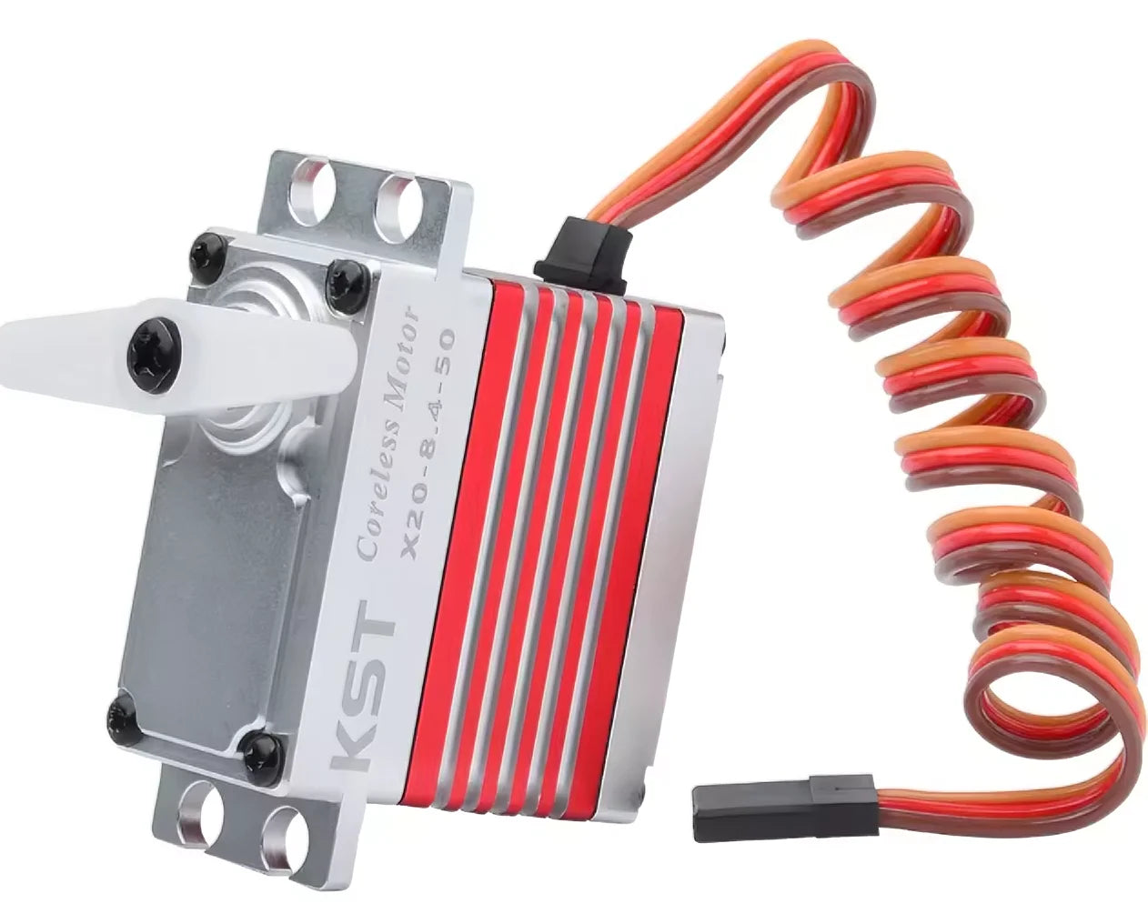 KST X20-8.4-50 V8.0 Brushless Metal Gear Digital Servo 0.15sec 45kg for Large Scale RC Plane 1/8 1/10 On-road Off-road RC Car