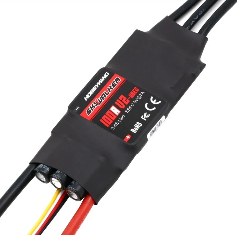Original Hobbywing Skywalker 12A 20A 30A 40A 50A 60A 80A 100A V2 Speed ESC Controller with UBEC for RC Helicopter Aircraft