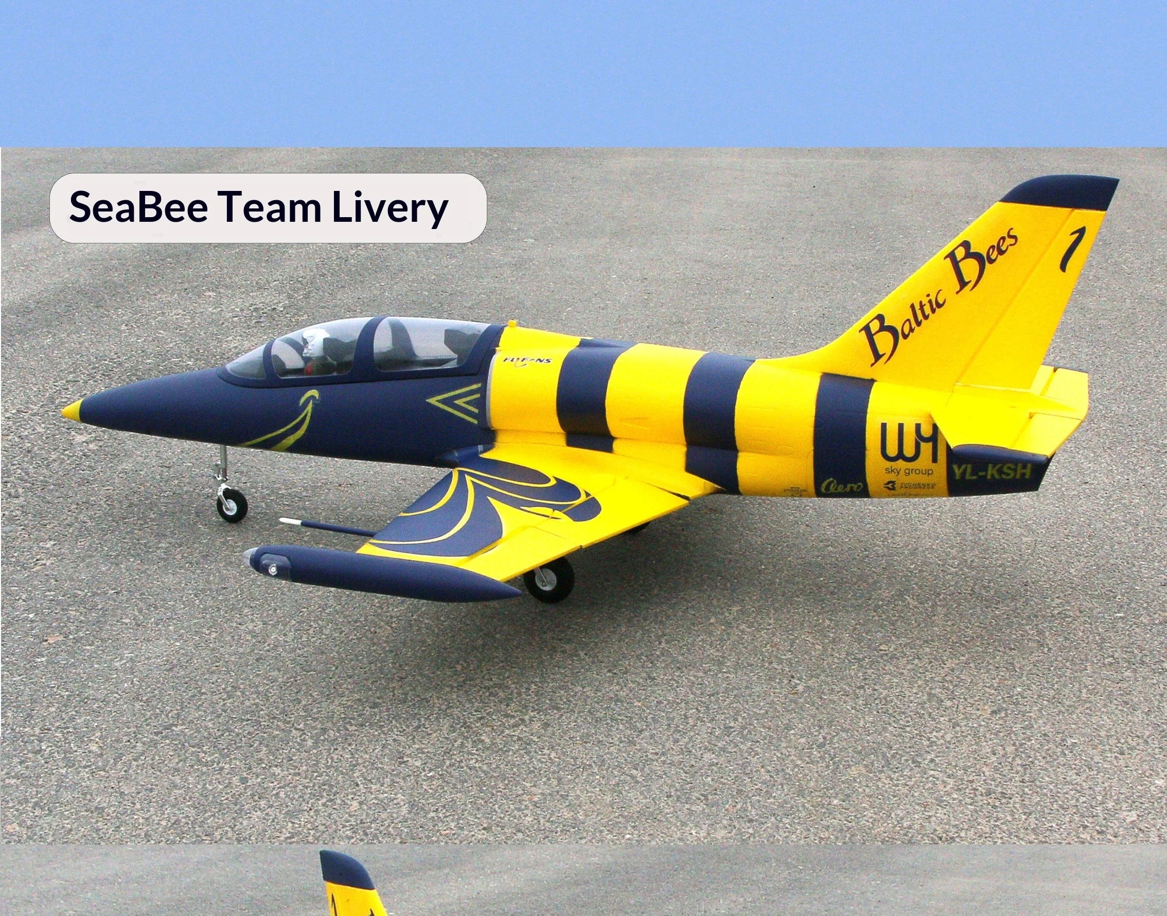 Flyfans L-39 Rc Airplane 64mm Edf Fixed Wing Jet With Retractable Landing Gear Navigation Lights 4s 6s Dual Power Hobby Aircraft