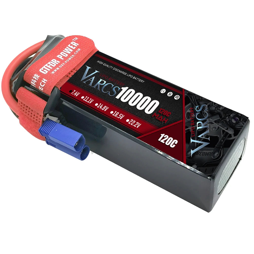 2PCS VARCS 7.4V 7.6V 11.4V 11.1V 15.2V 14.8V 22.2V 2S 3S 4S 6S 5200Mah 6300Mah 6500mAh 6200mAh 6750mAh 8000mAh 7000mAh 10000mah