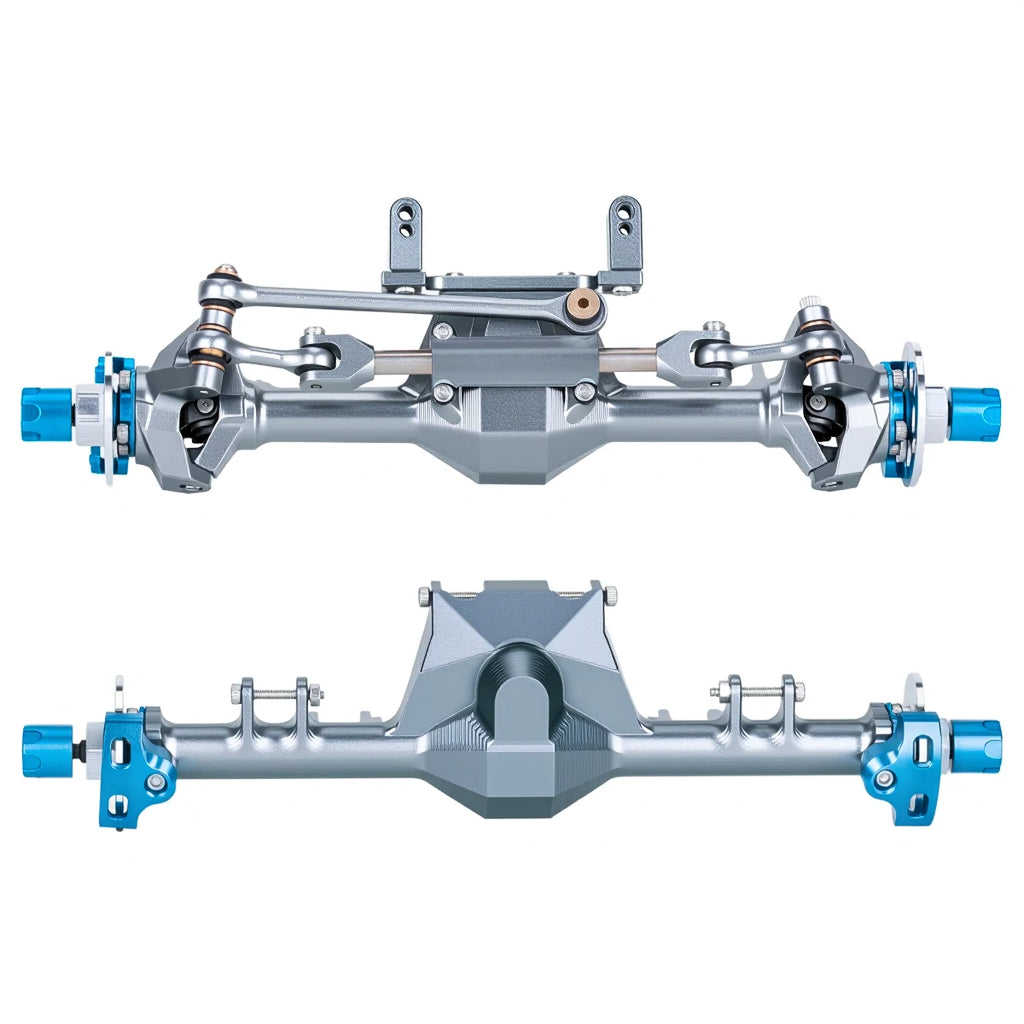 HooCrawler CNC Aluminum SCX24 RC Crawler Axles +9mm Straight Axles for 1/24 RC Crawlers SCX24 90081 C10 JEEP Gladiator