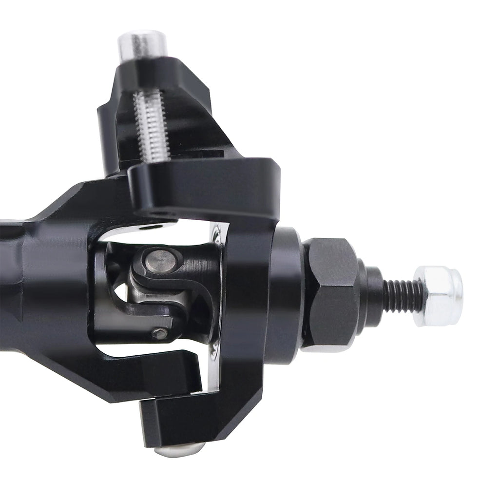 CNC Aluminum H10 Front Rear Straight Axle Set Complete Axles For 1/10 RC Crawler Car Vanquish H10 Optic Upgrade Parts