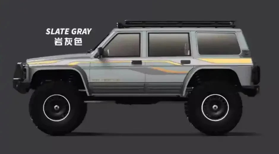 YIKONG YK4107/PRO 1/10 Scale 4WD RC Car Dual Speed Brushless Off-Road Crawler Truck Realistic RC Model Toy Gift for Ages 14+