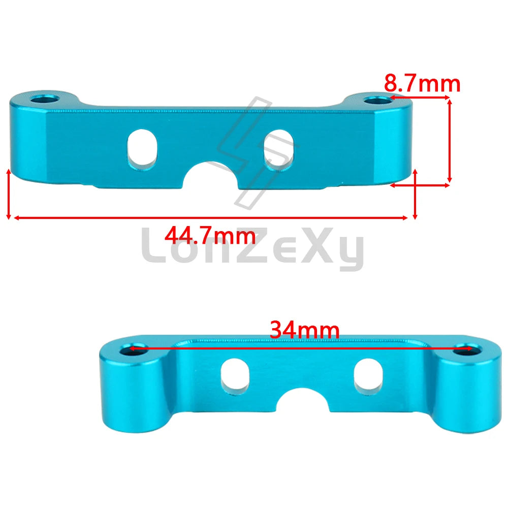 Metal Suspension Arms Steering Knuckle Gearbox Housing Motor Mount CVD Shaft for Tamiya TT01 TT-01 1/10 RC Car Upgrade Parts