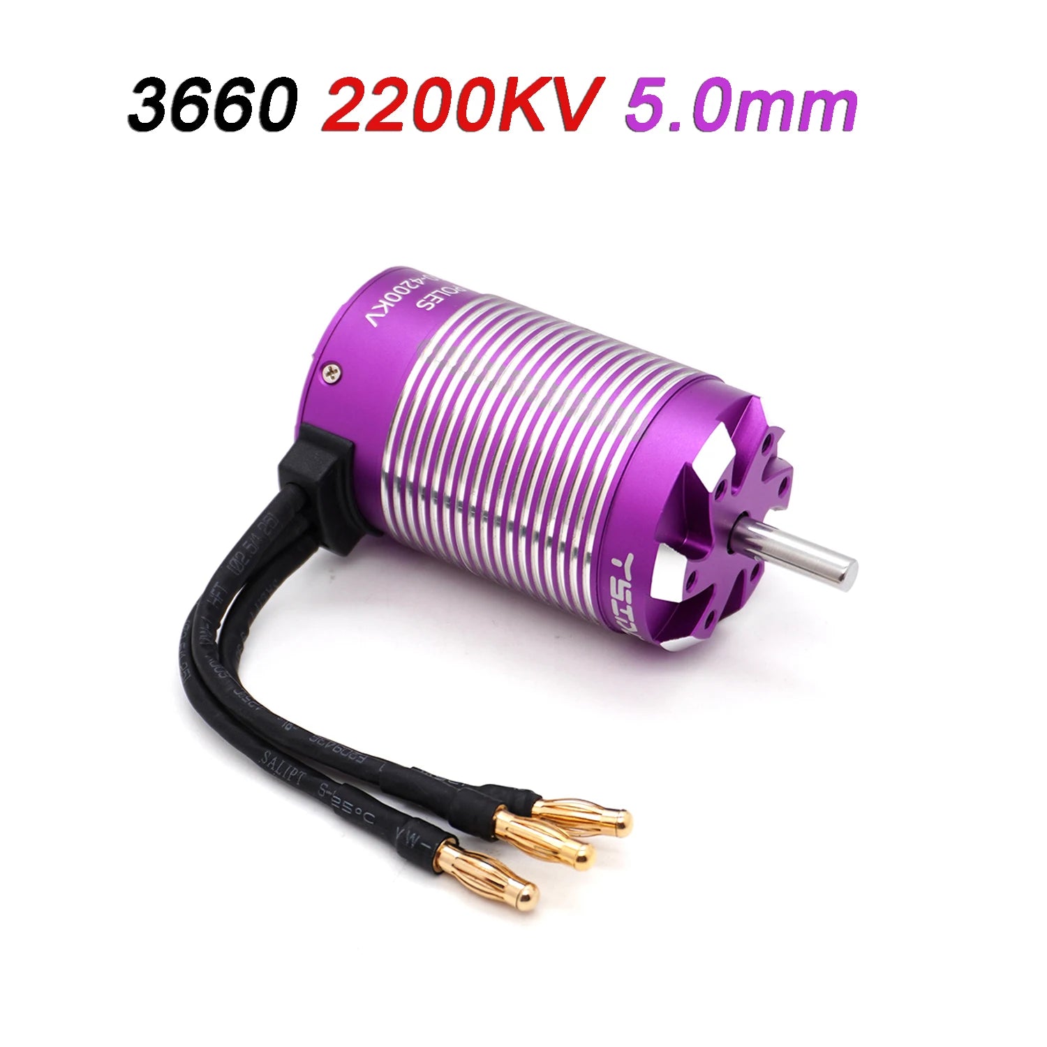 YSIDO Brushless Sensorless Motor 3674/3660/3650 4 Poles for 1:8 1:10 WLtoys HSP Tamiya Traxxas GTR RC Off-Road Racing Buggy Cars