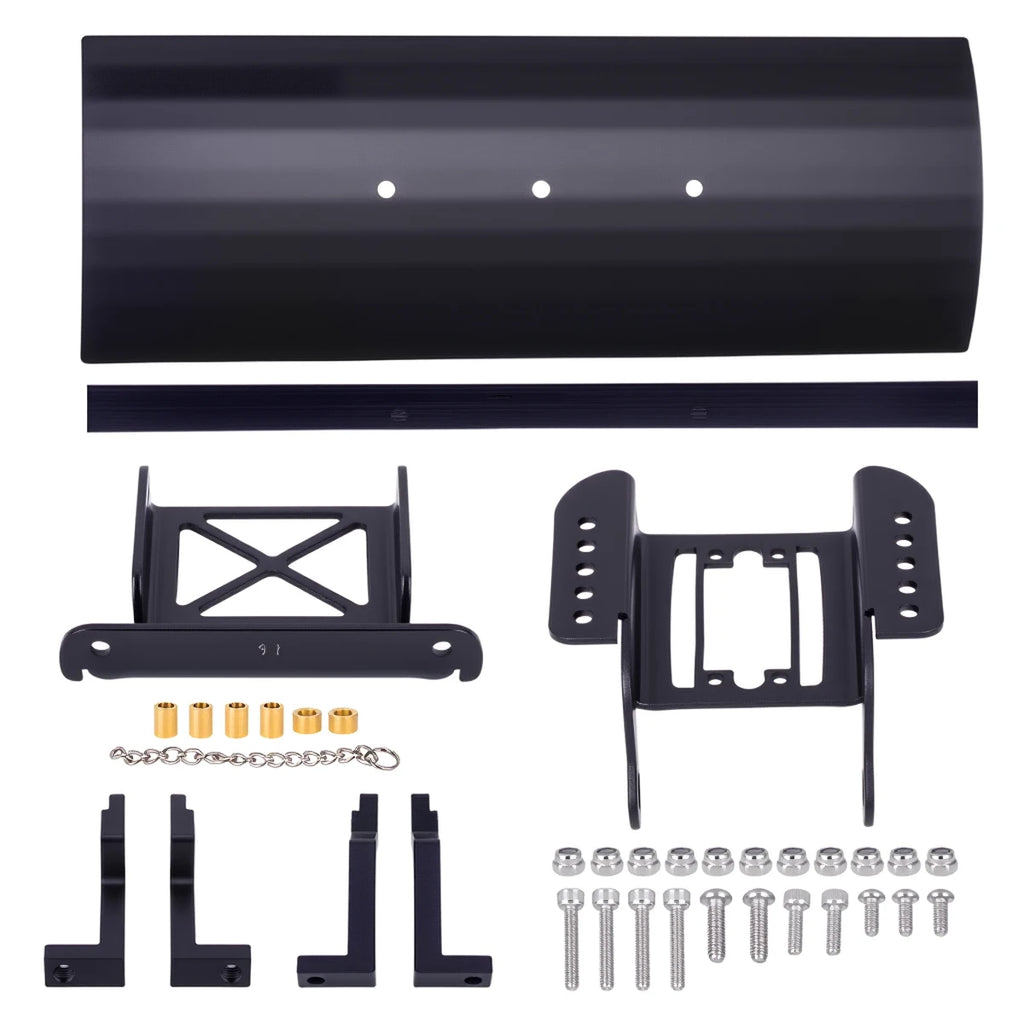 Adjustable Aluminum Alloy Snow & Sand Shovel for 1/18 1/24 RC Crawler - Fits TRX4M & SCX24, Metal Upgrade Shovel Accessory