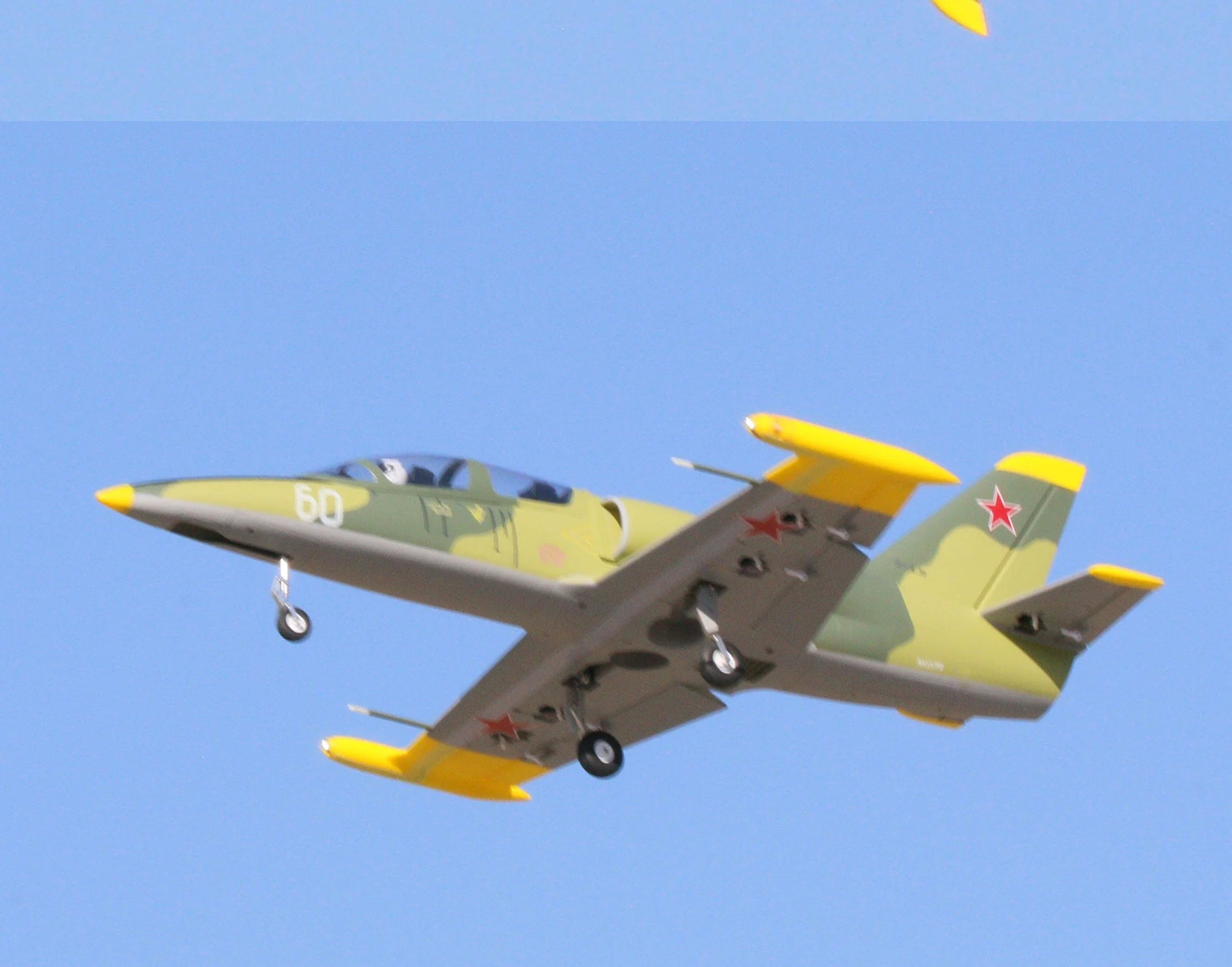 Flyfans L-39 Rc Airplane 64mm Edf Fixed Wing Jet With Retractable Landing Gear Navigation Lights 4s 6s Dual Power Hobby Aircraft