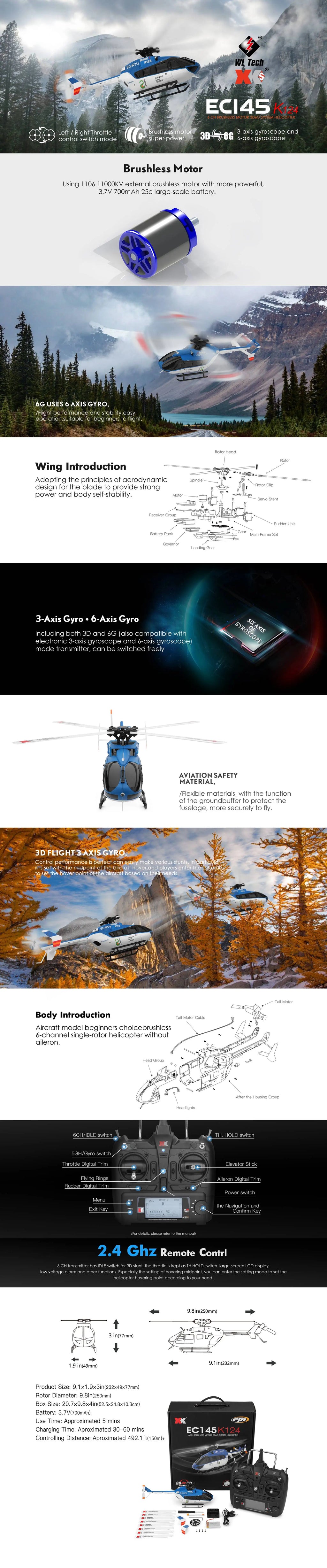 WLtoys XK K123 K124 RC Helicotper BNF RTF 2.4G 6CH 3D 6G Modes Brushless Motor RC Toys With FUTABA S-FHSS For Kids Gifts