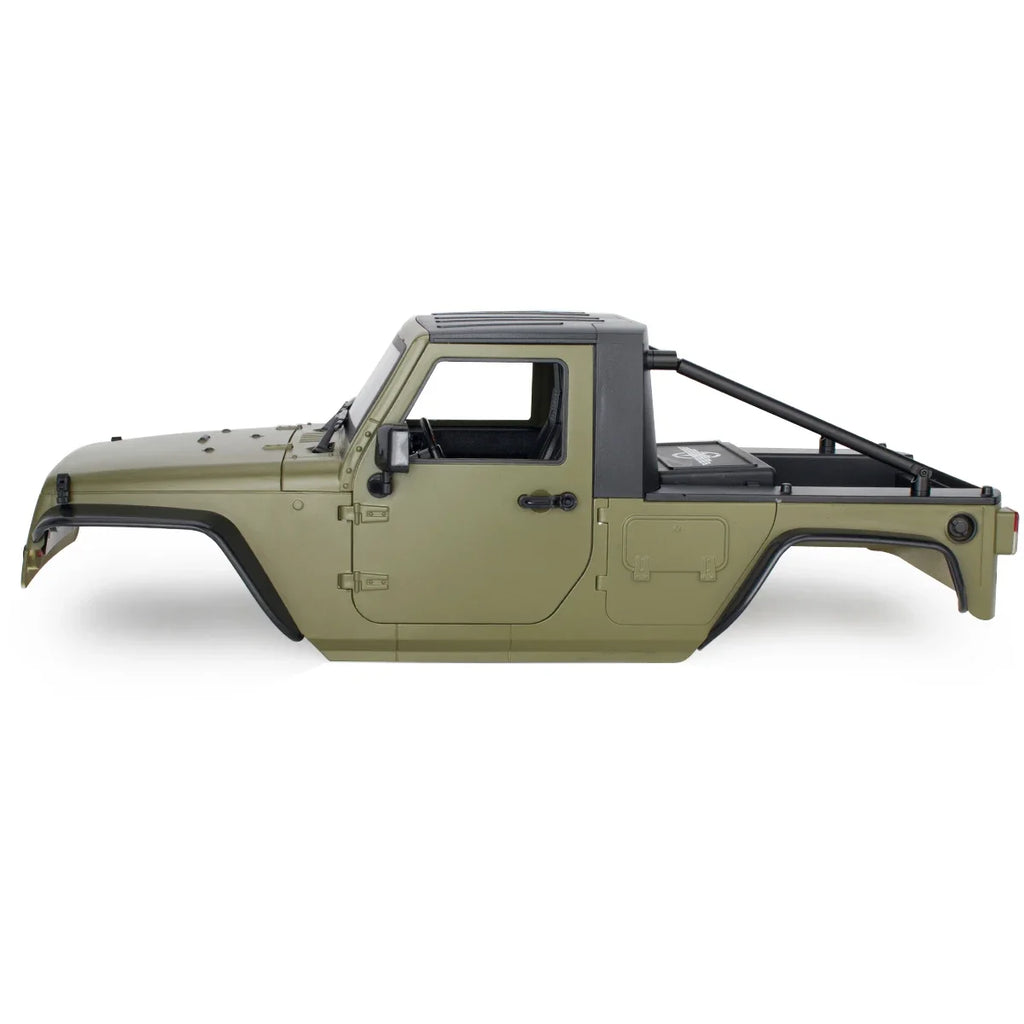 313mm 12.3in Wheelbase Hard Plastic Pickup Body Shell Unassembled Kit for 1/10 RC Crawler Car Axial SCX10 90046 Jeep Wrangler