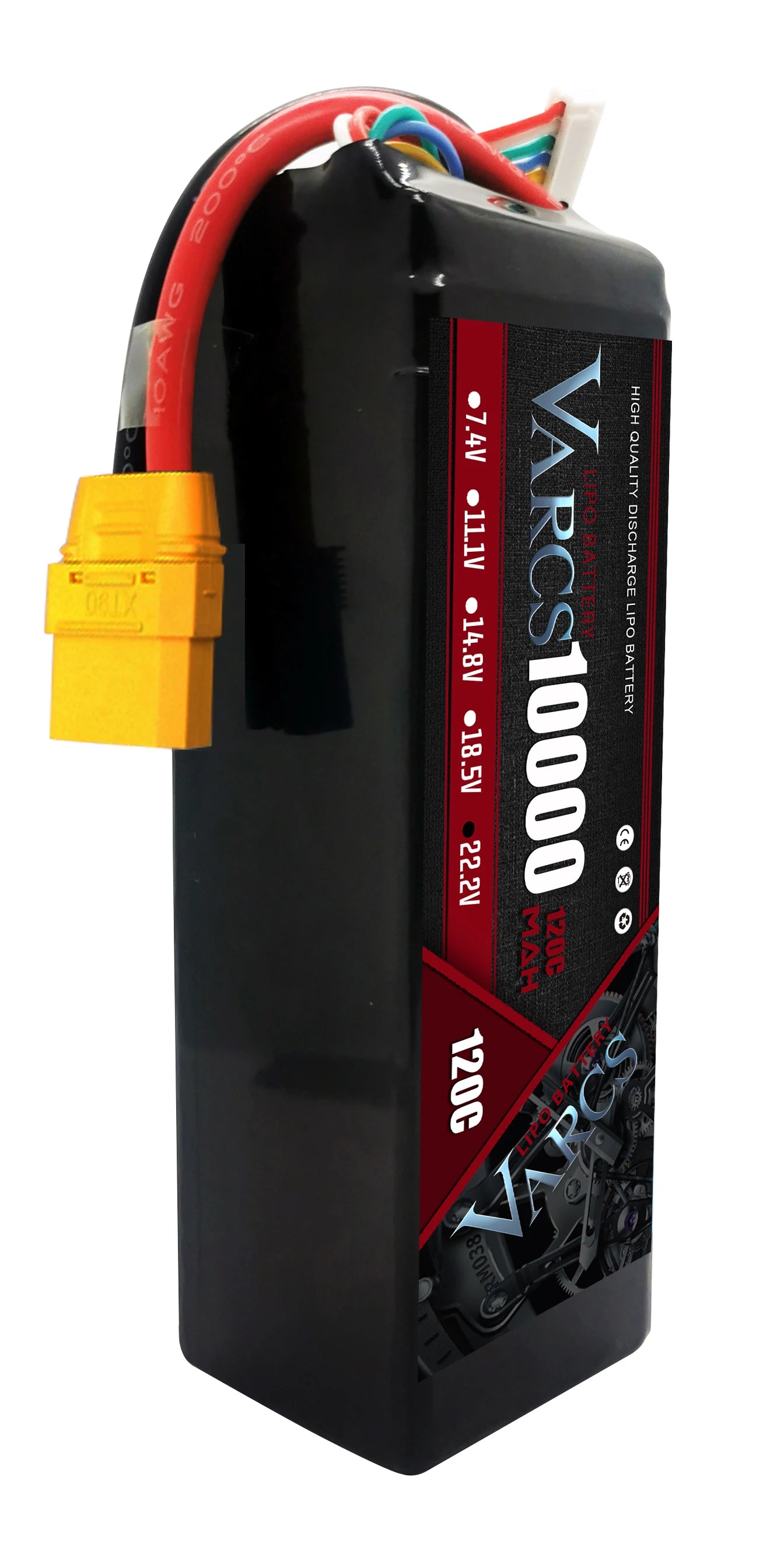 2PCS VARCS 7.4V 7.6V 11.4V 11.1V 15.2V 14.8V 22.2V 2S 3S 4S 6S 5200Mah 6300Mah 6500mAh 6200mAh 6750mAh 8000mAh 7000mAh 10000mah