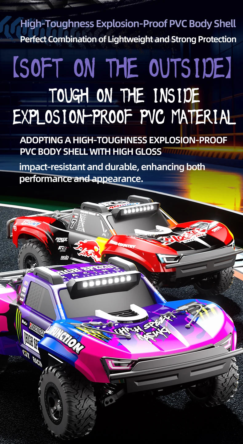 C8826 1:10  High-Speed Brushless 4WD Off-Road RC Car with Hydraulic Suspension Premium Remote Control Vehicle for Kids Adults