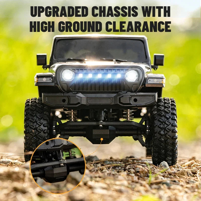 C8801 PRO/ C8801 1/18 RC Car With Light 2.4G 4WD Electric Climbing High-Speed Off-Road Vehicle Remote Control Toys For Kid Adult