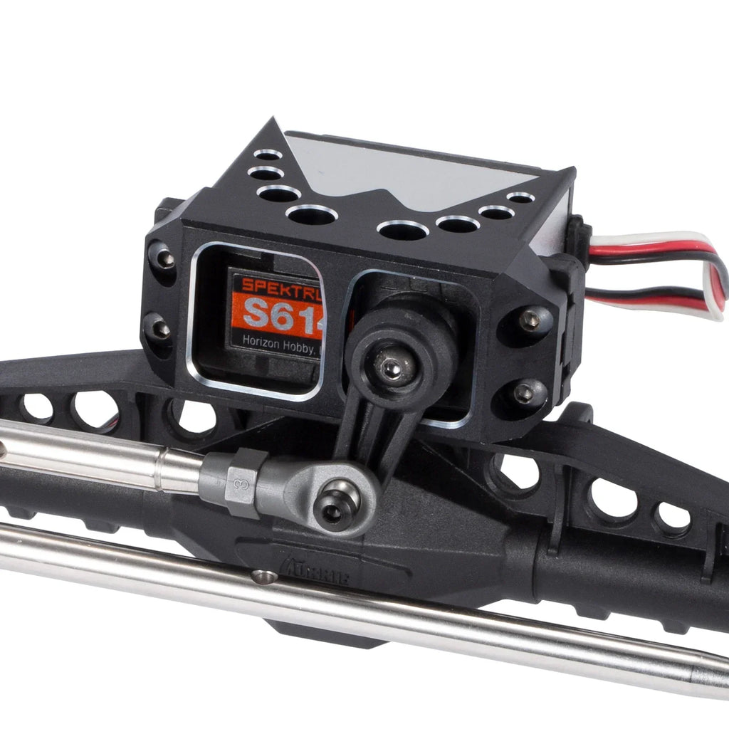 Aluminum Steering Servo Guard Armor Protective Cover Servo Mount for 1/10 RC Car Bouncer Axial Wraith 90018 RR10 Capra 1.9UTB