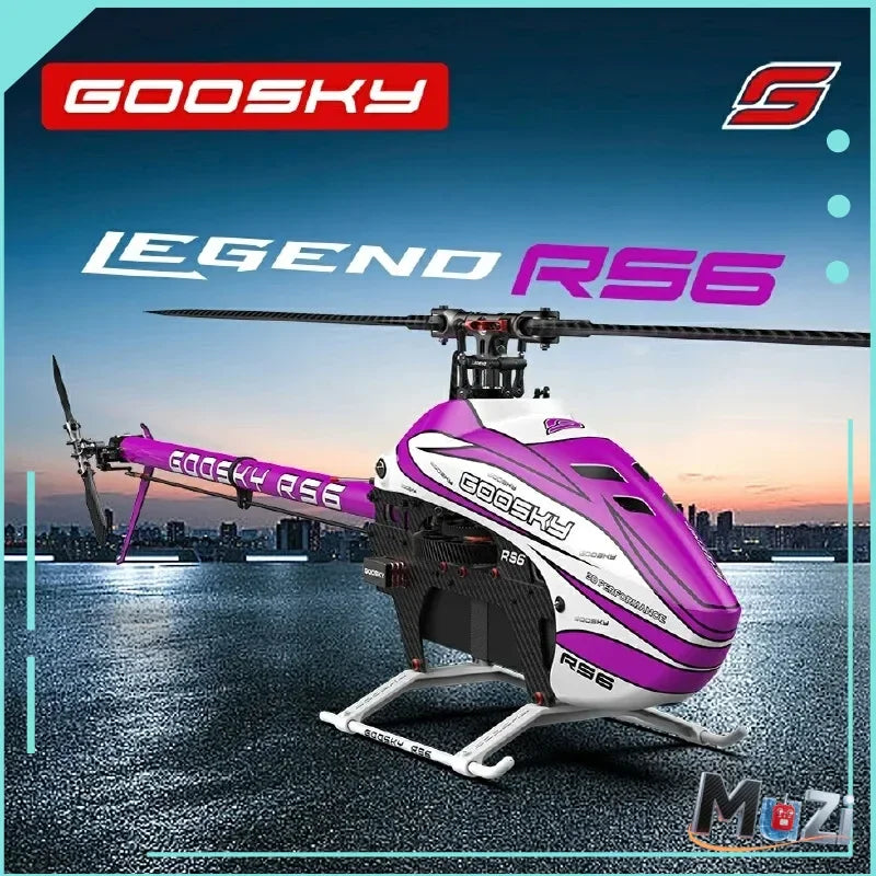 GOOSKY RS6-600 Level Model Aircraft Six Channel 3D Remote Control Aerobatic Helicopter Professional Remote Control Model Aircraf