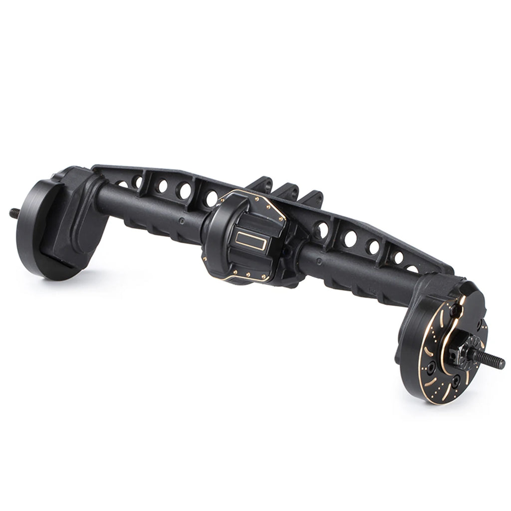 Black Brass Weights Steering Knuckles Portal Cover Set for Axial Capra SCX10 III AR45P SuperShafty CP44 Vanquish F9 Axle Housing