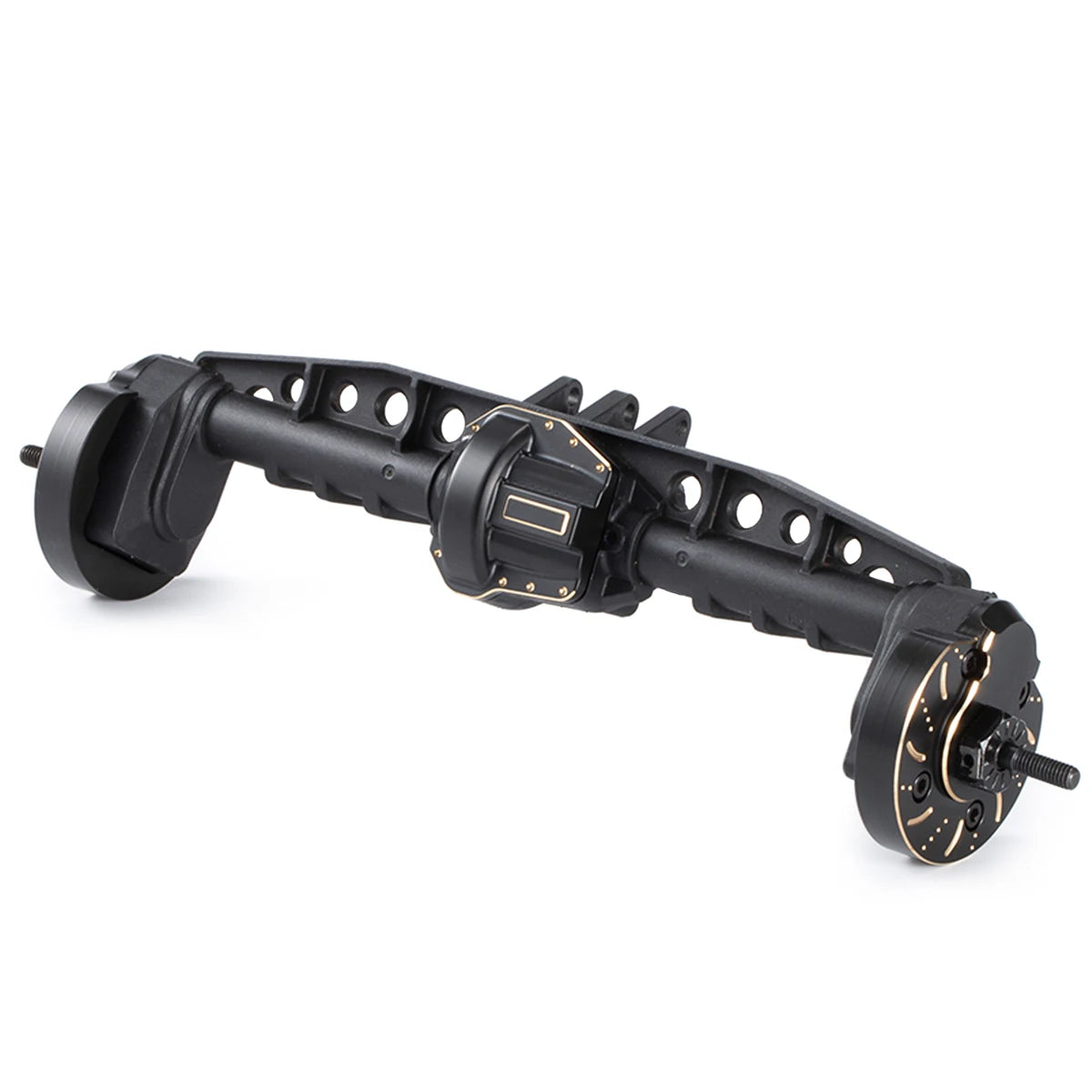 Black Brass Weights Steering Knuckles Portal Cover Set for Axial Capra SCX10 III AR45P SuperShafty CP44 Vanquish F9 Axle Housing