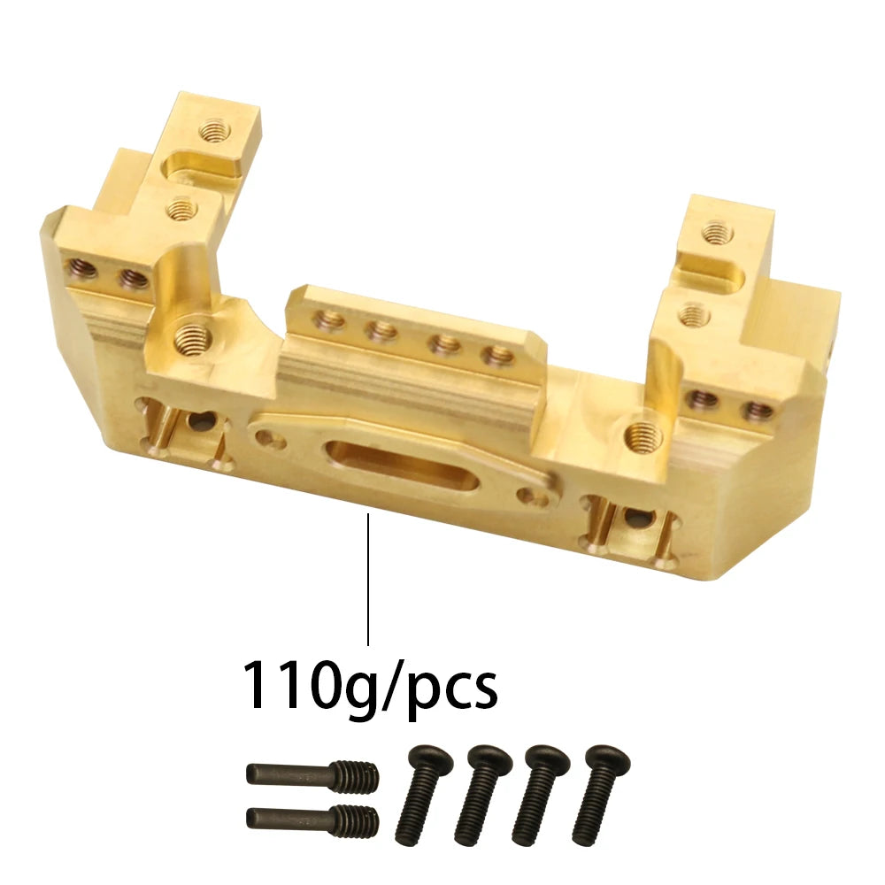 1/10 RC Crawler TRX-4 Brass Heavy Duty Counter Weight Set Portal Drive Axle Housing Bumper Mount TRX4 TRX6 Upgrade Parts