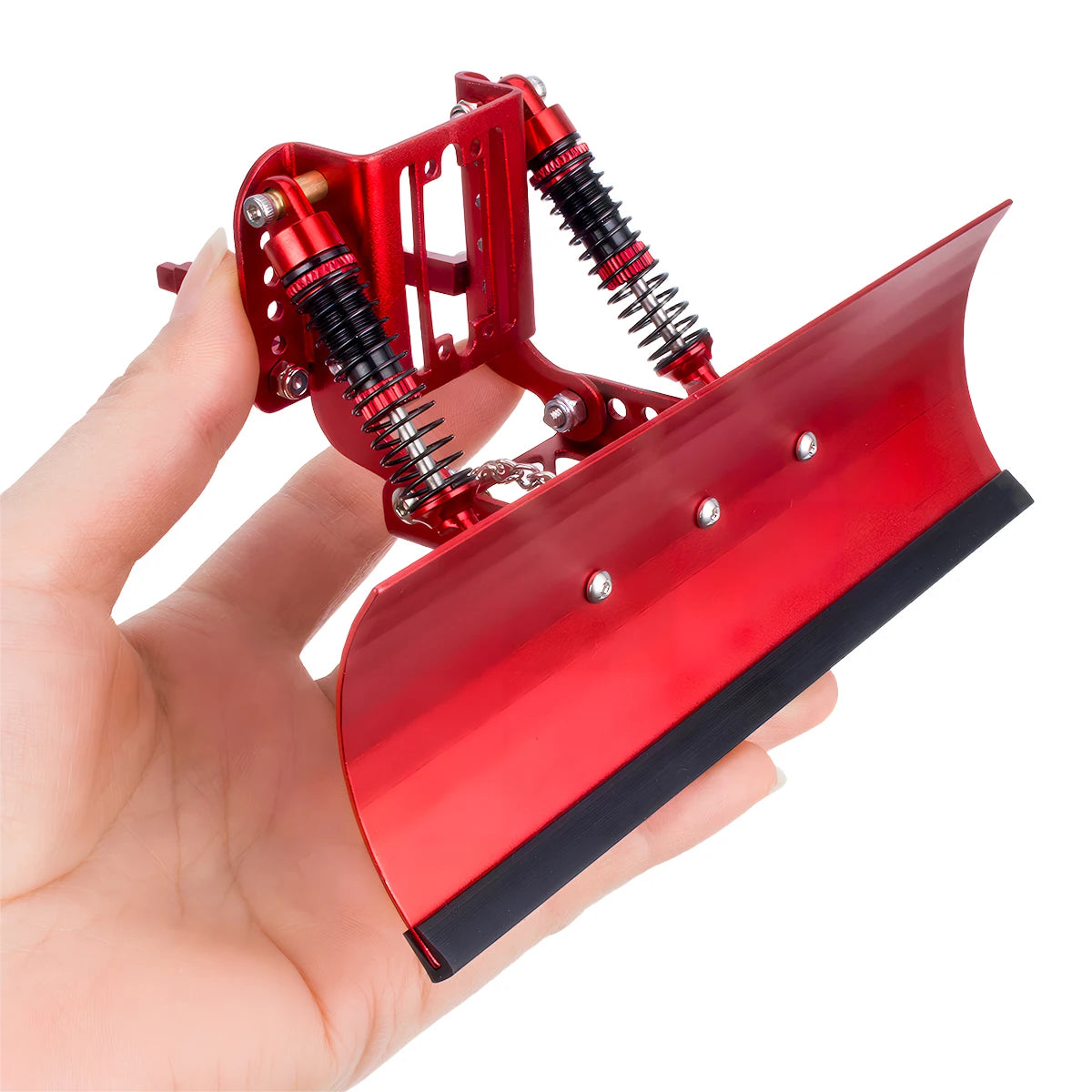 Adjustable Aluminum Alloy Snow & Sand Shovel for 1/18 1/24 RC Crawler - Fits TRX4M & SCX24, Metal Upgrade Shovel Accessory