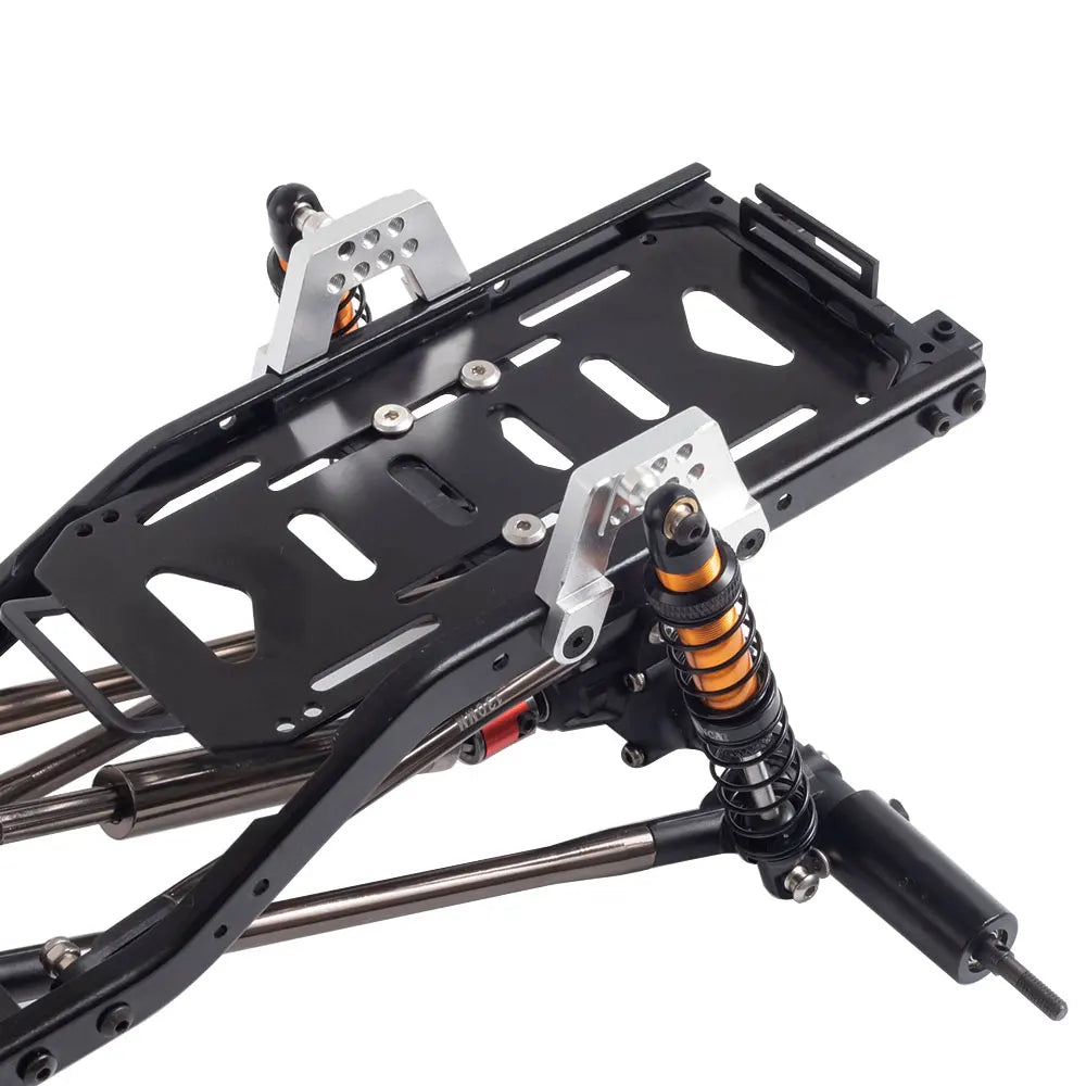 313mm Wheelbase Metal Chassis Frame with Prefixal Single / 2-Speed Transmission for 1/10 RC Crawler Axial SCX10 II 90046 EX86100