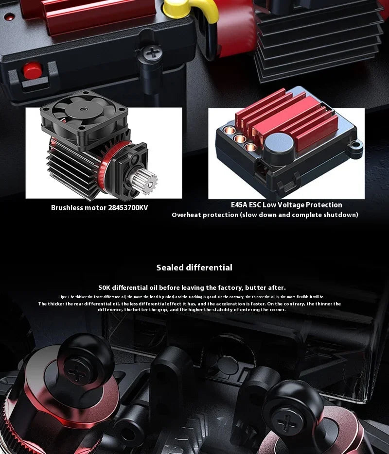 Hyper Go MJX 14301 14302 14303 1 / 14 4WD RC car 65 km / h brushless 2.4G remote control car off road high speed RC cars toys