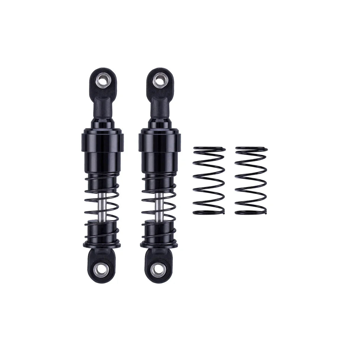 HooCrawler 75mm-115mm Big Bore Shocks with Oil Filled for 1/10 RC Crawler LCG Chassis Cheater Rigs Capra SCX10 TRX4 Gspeed V4