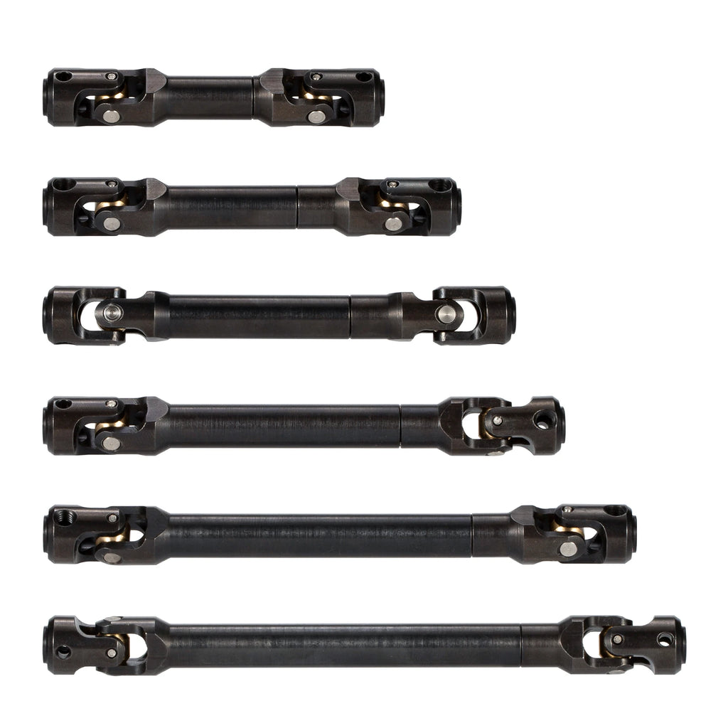 Hardened Steel Driveshaft Heavy-Duty RC Car Drive Shaft for 1/10 RC Crawler SCX10 II III Pro Wraith Capra RR10 TRX4 Element LCG