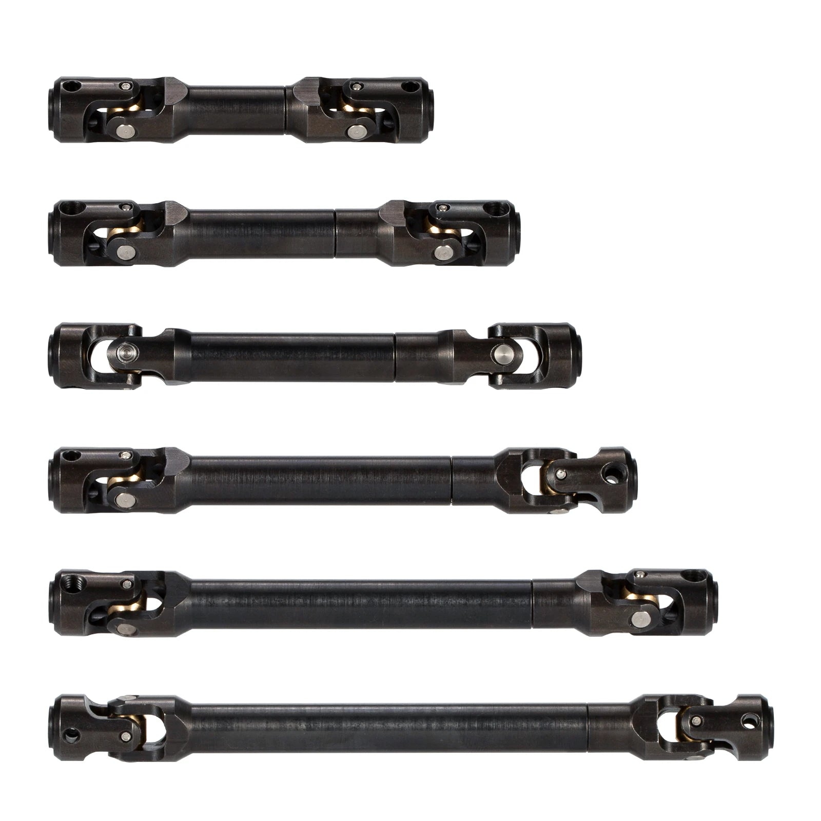 Hardened Steel Driveshaft Heavy-Duty RC Car Drive Shaft for 1/10 RC Crawler SCX10 II III Pro Wraith Capra RR10 TRX4 Element LCG