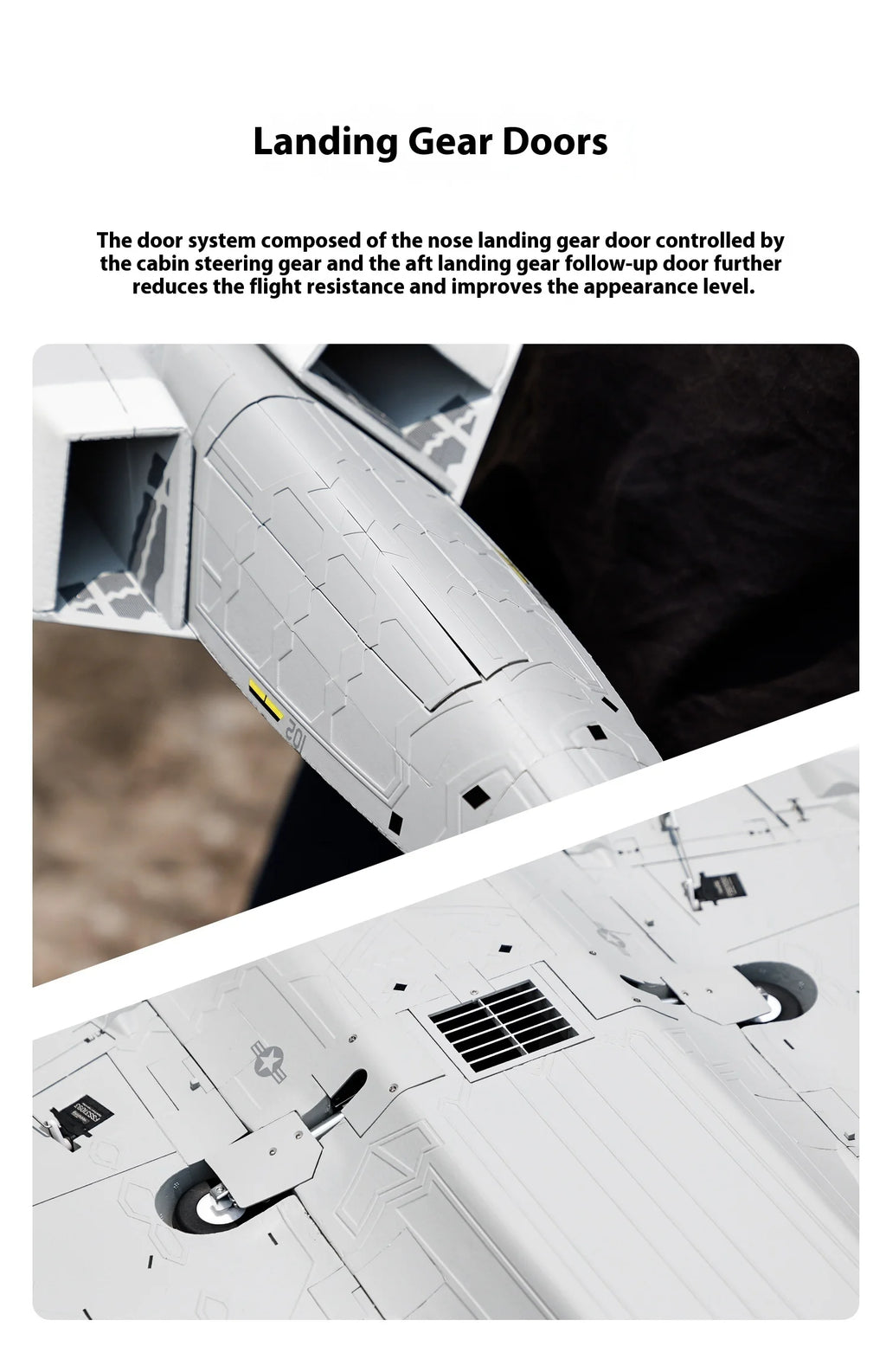Freewing Flying Wing Model 70mm F-22 Raptor American "Raptor" Channel Fifth Generation Fighter Model Aircraft Toy Model