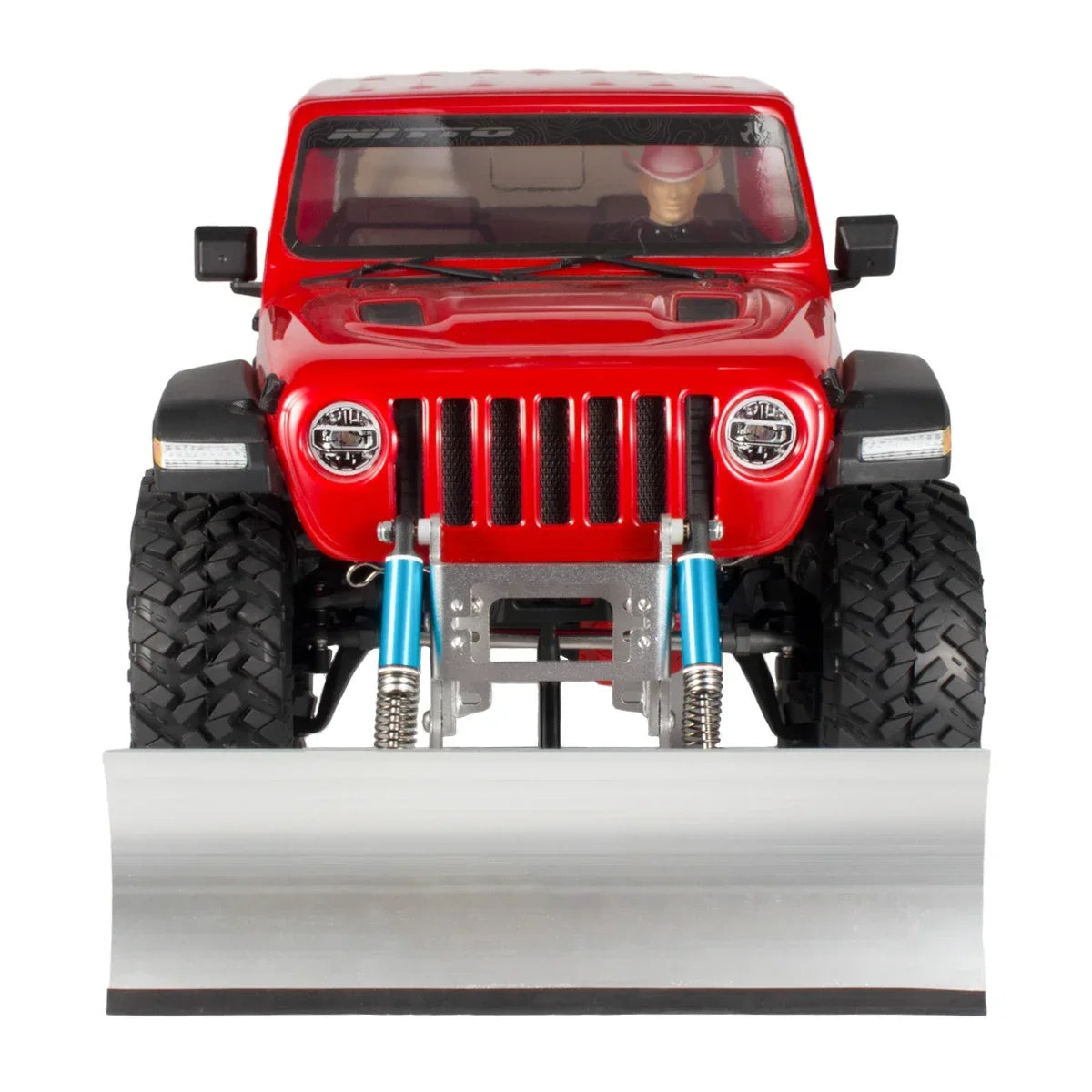 1/10 RC Crawler Snowplow Adjustable Aluminum Plow Blade for Axial SCX10 III 90046 TRX4 Defender Redcat GEN8 Plow Truck Upgrade