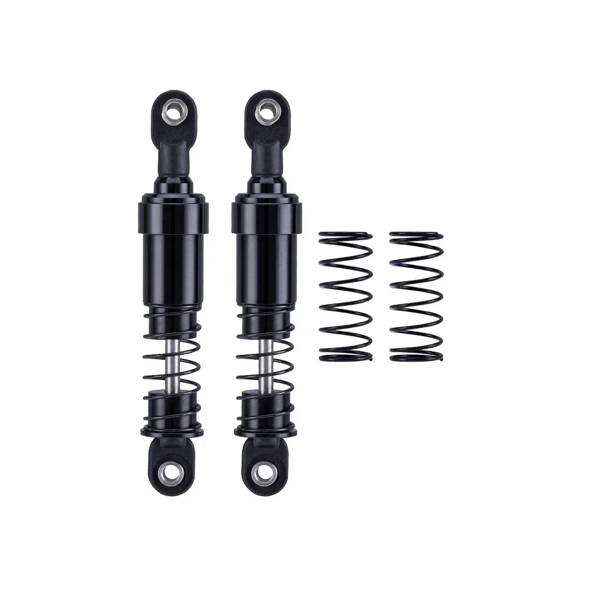 HooCrawler 75mm-115mm Big Bore Shocks with Oil Filled for 1/10 RC Crawler LCG Chassis Cheater Rigs Capra SCX10 TRX4 Gspeed V4