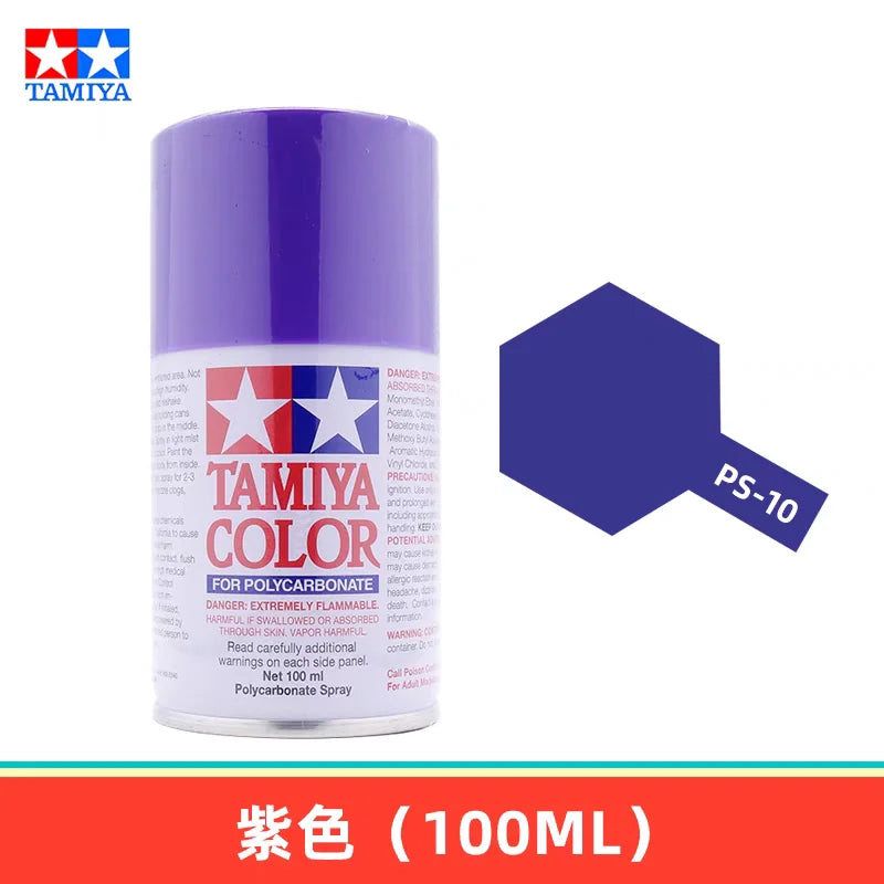 100ML RC TAMIYA Spray Painting Color PS1-PS20 Series Oil Paint Multiple Colors for Polycarbonate Remote Car Model Hobby DIY