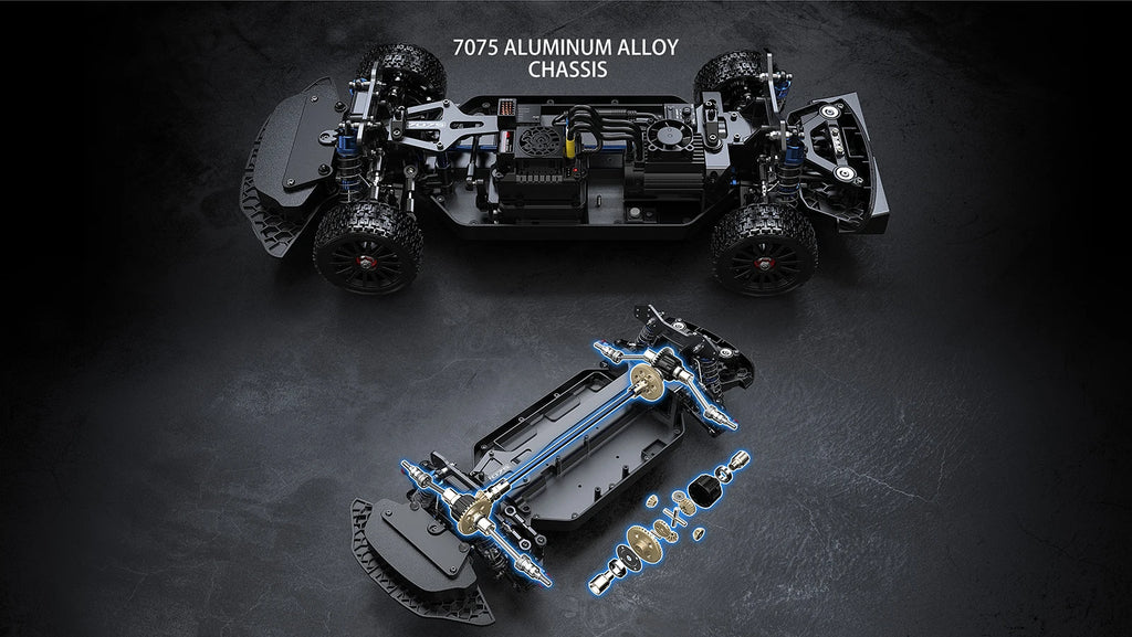 MJX 10303 10304 1/10 RC Car Brushless 70KM/H High Speed Racing Vehicle RTR 4WD Off-road Remote Control Drifting Crawler ModelToy