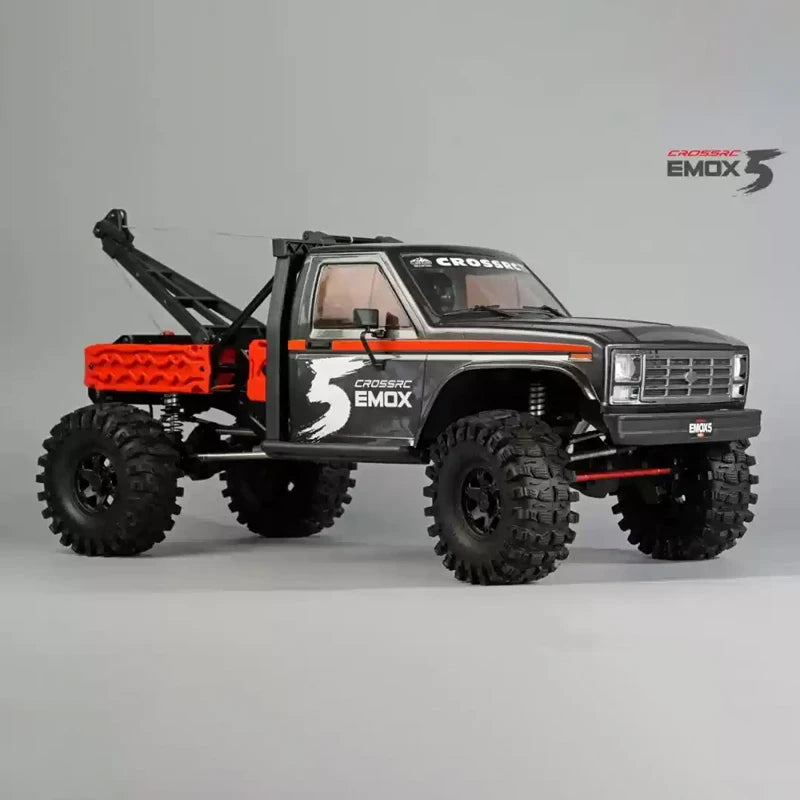 New Crossrc Emo X5 Foc Brushless 1/8 Rc Remote Control Model Cars Off-Road Crawler 4wd Road Rescue Vehicle Children'S Toy Gift