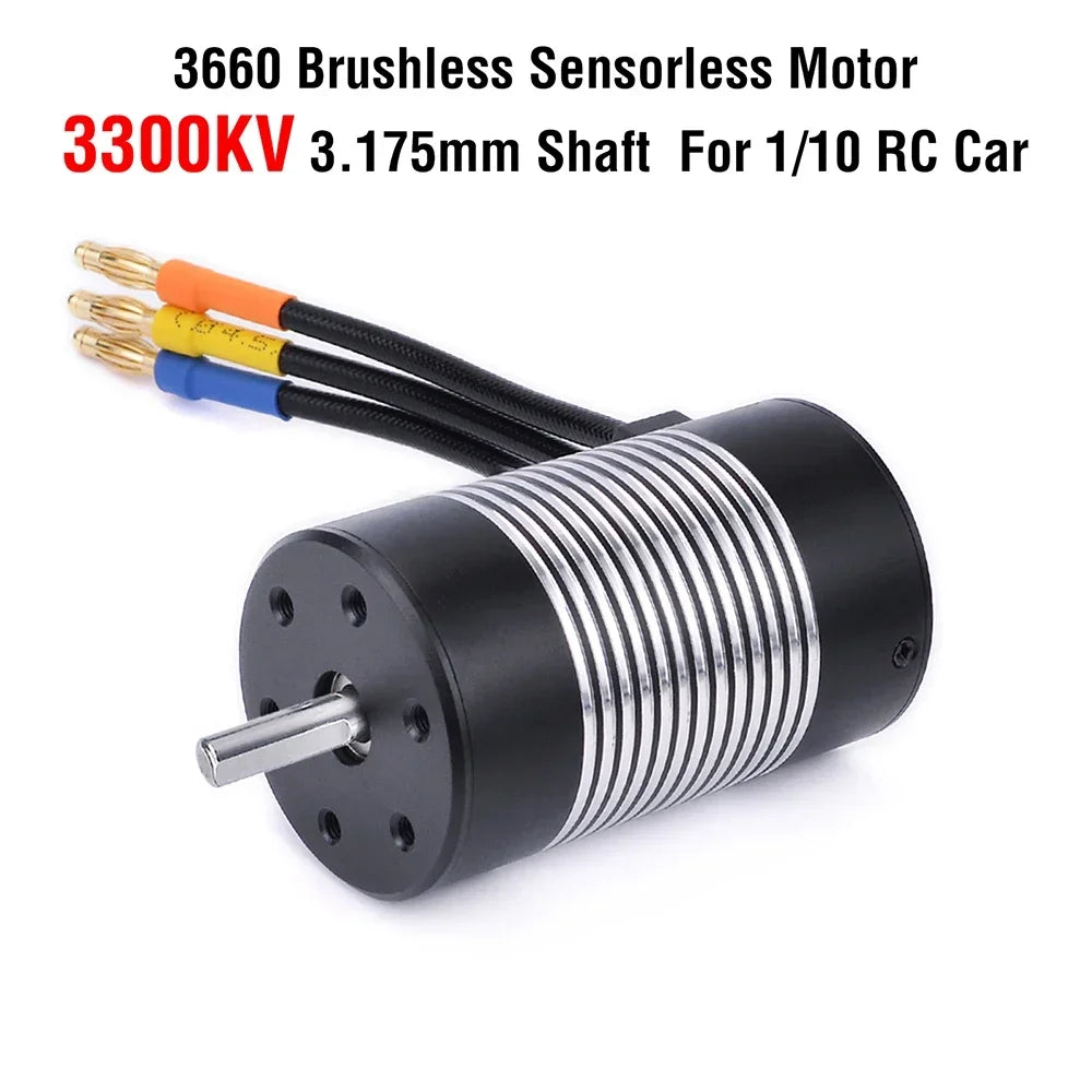 Surpass Hobby Rocket 2845 F540 3650 3660 3665 3670 3674 4068 Waterproof Brushless Motor for 1/10 1/12 RC Car Robot WLtoys 12428