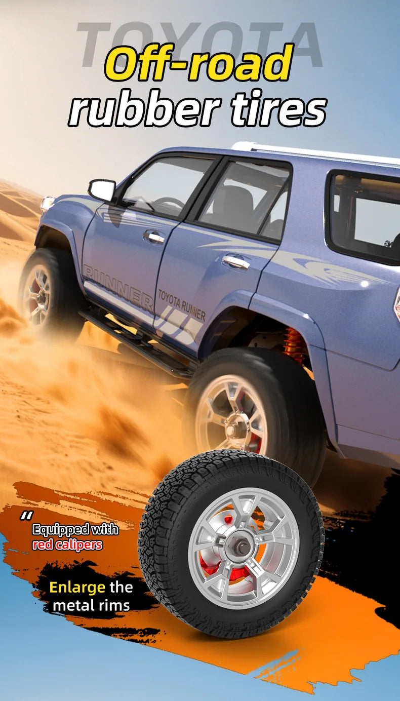 JJRC HG4 1/18 2.4G 4WD RC Car Rock Crawler LED Light Simulated Sound Off-Road Climbing Truck RTR Full Proportional Models Toys