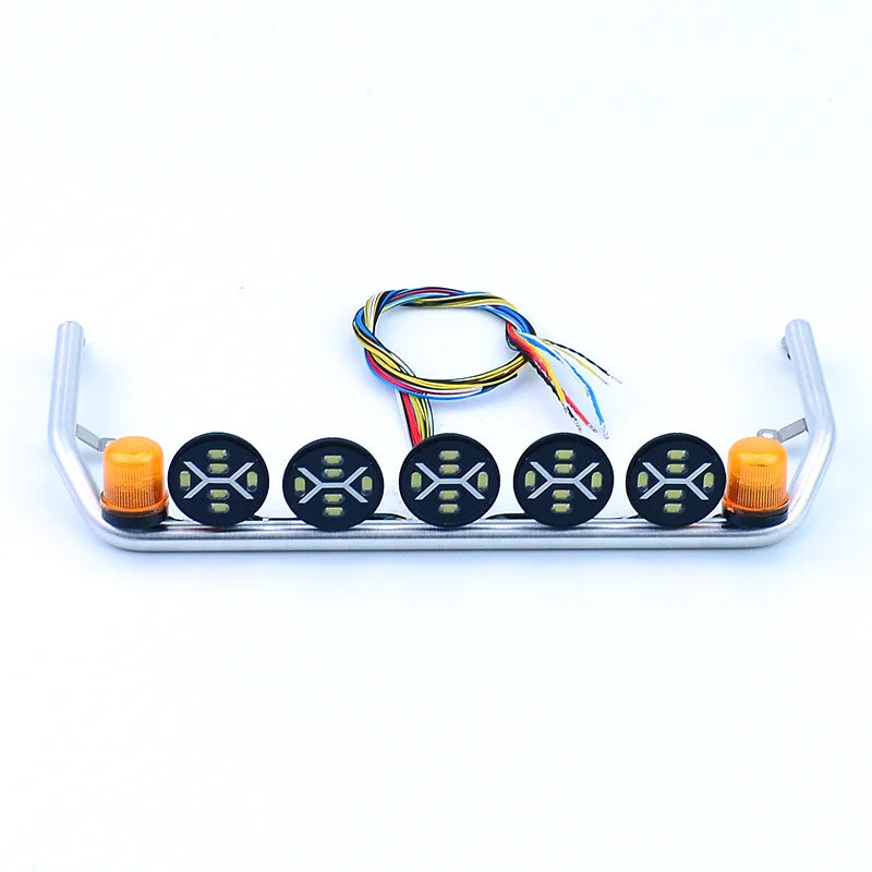 LED Simulation Roof Lights Rotating Lamp for 1/14 Tamiya RC Truck SCANIA 770S R620 Volvo FH16 BENZ Actros MAN TGX TGS Car